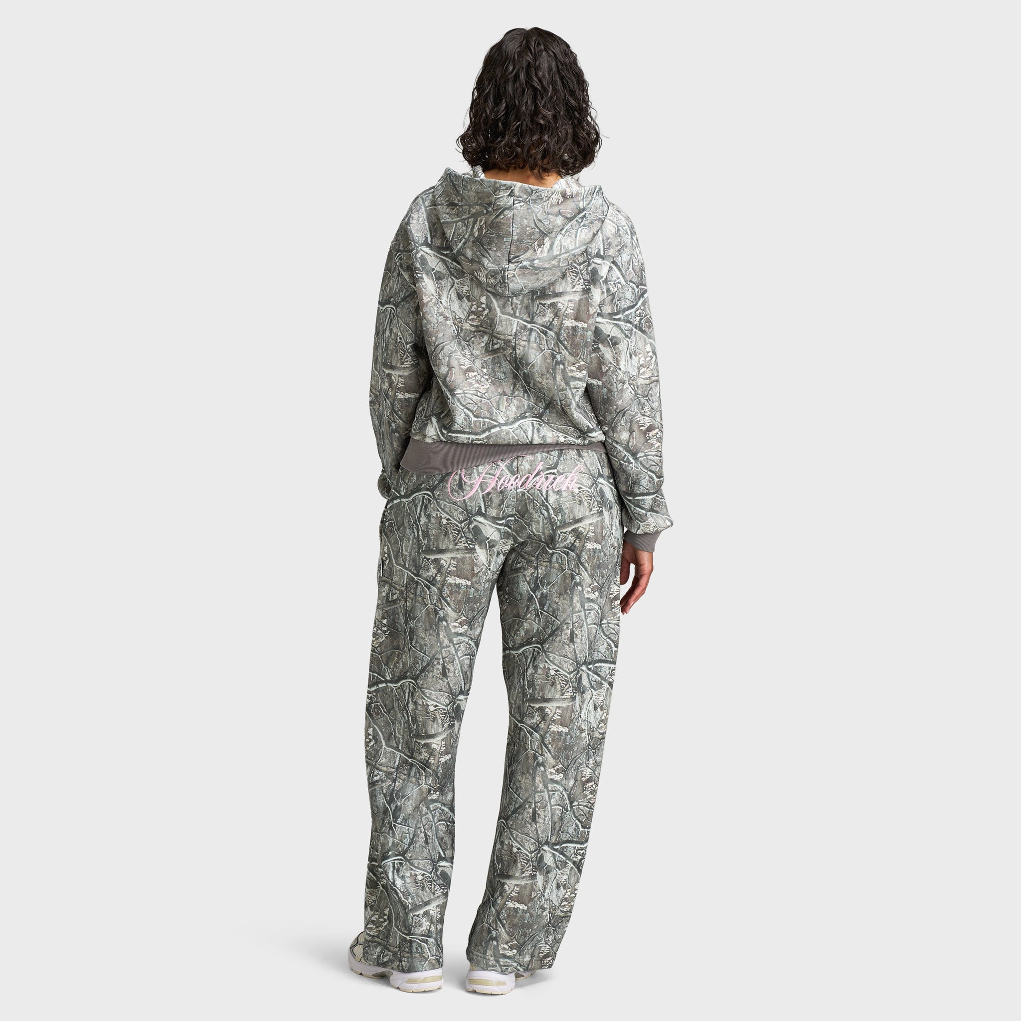 quick dry Hoodrich Women's Mid Length Zip Through Hoodie / Woodland Camo