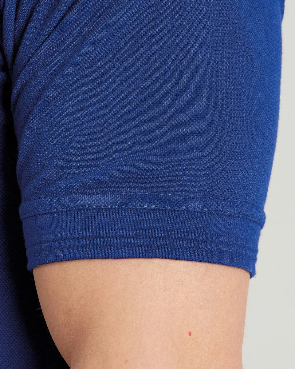 UV Protection 50/50 Heavyweight Piqu?? Polo | BLACK