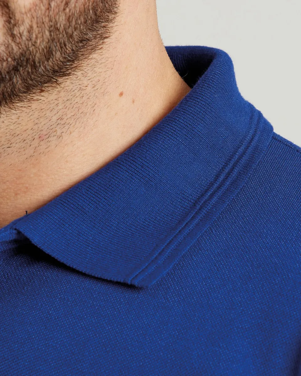 50/50 Heavyweight Piqu?? Polo | BLACK HypoallergenicMaterial WaterRepellent Coating