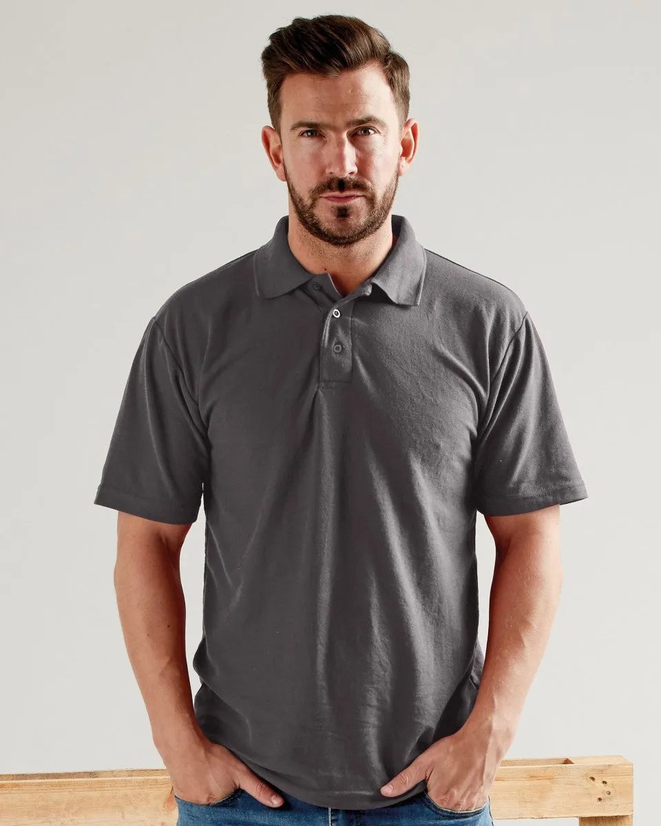 Run Glow 50/50 Piqu?? Polo | BLACK