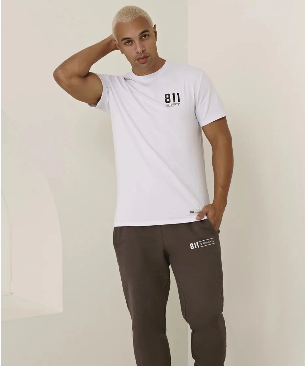 811 Originals Unisex Bamboo T-shirt (White) HypoallergenicFabric EcoFriendlyProduction