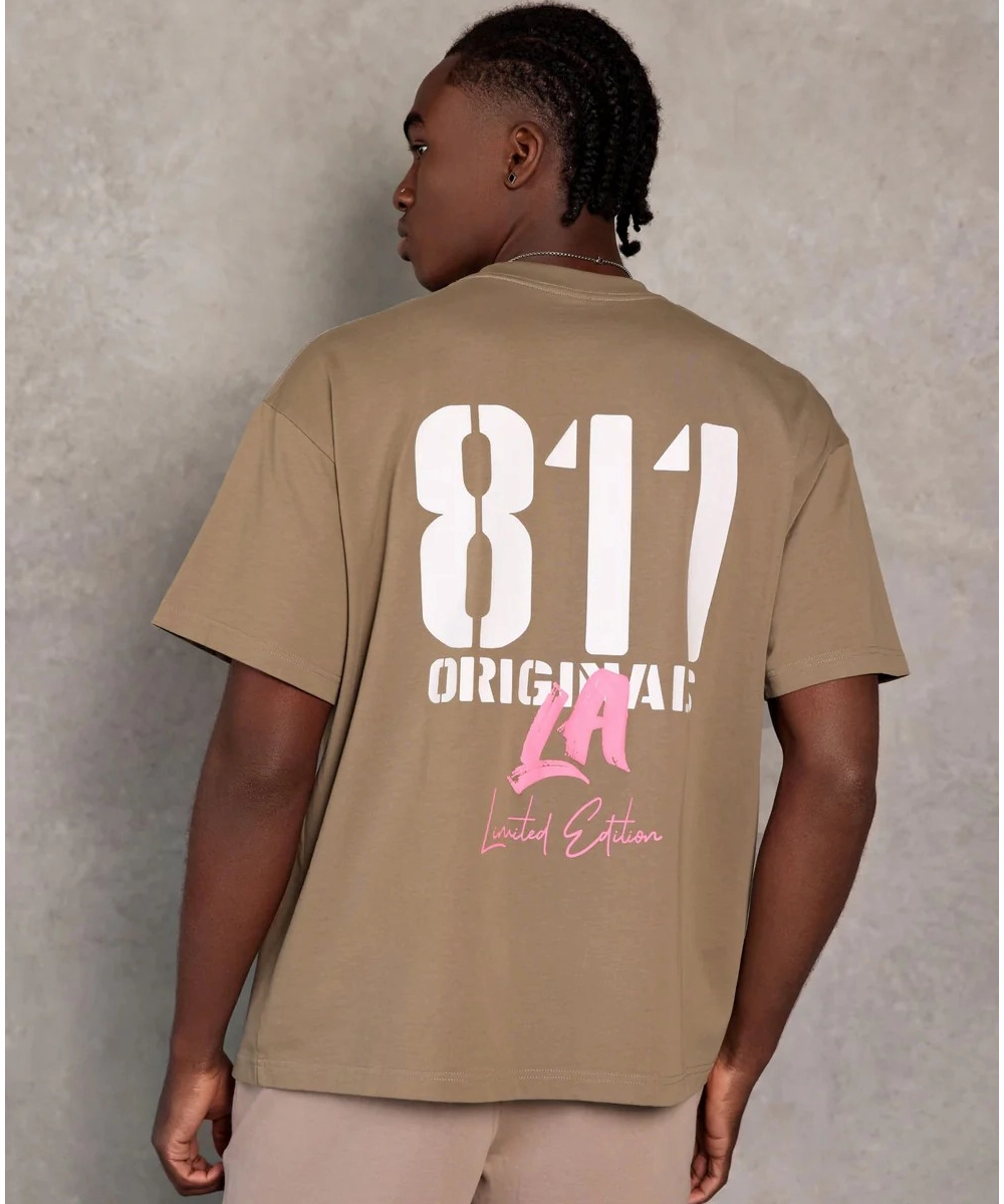 811 Originals Unisex LA Tee (Khaki) Quiet Luxury