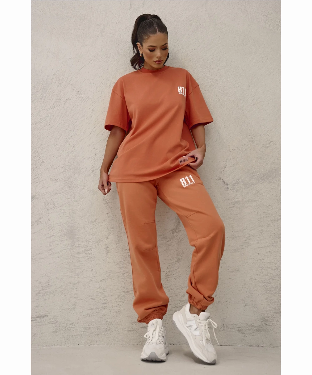811 Originals Unisex Official Tee (Burnt Orange) Fine Weave Snow Core