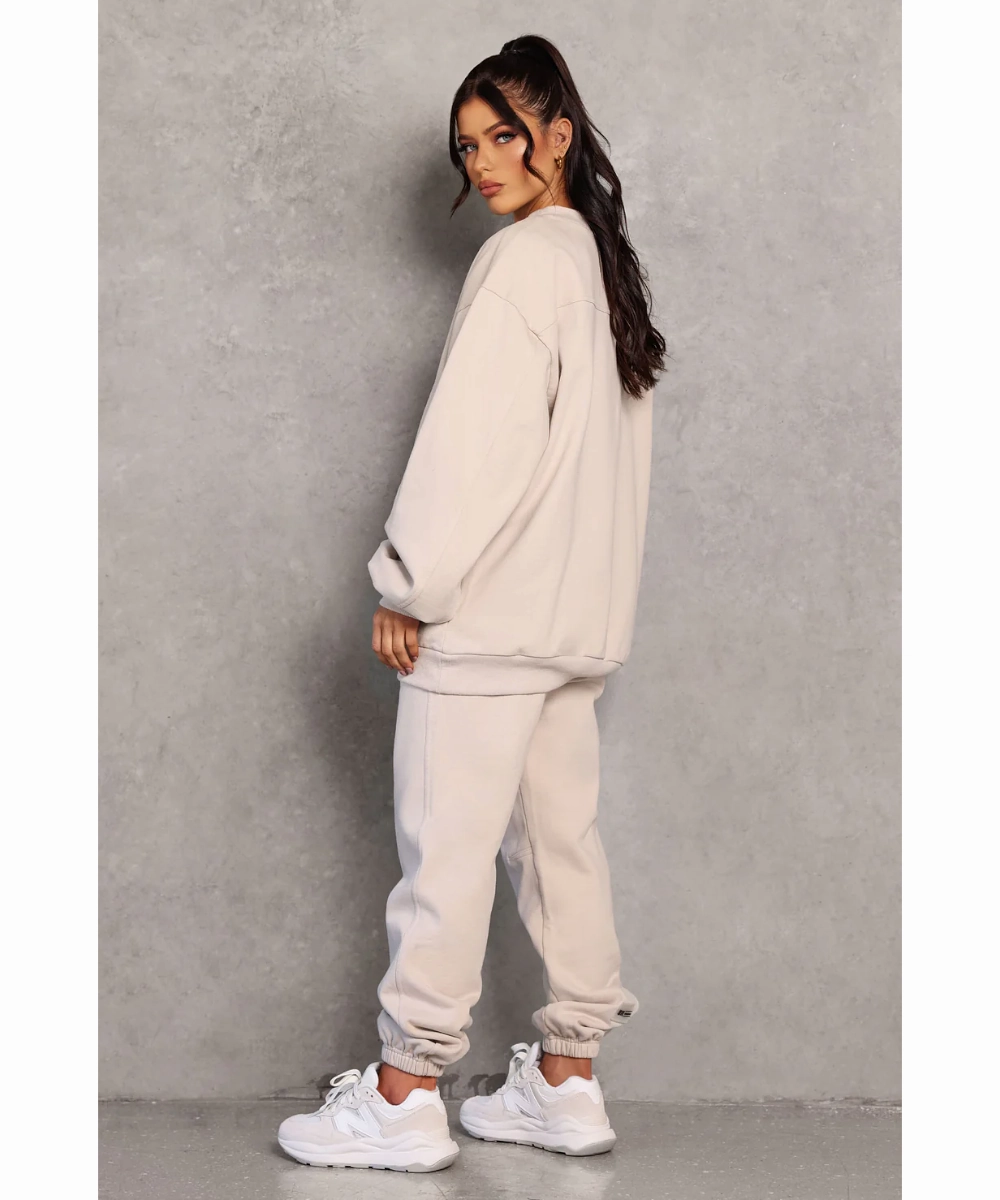 811 Originals Unisex Signature Big Logo Sweater (Beige) Calm Core