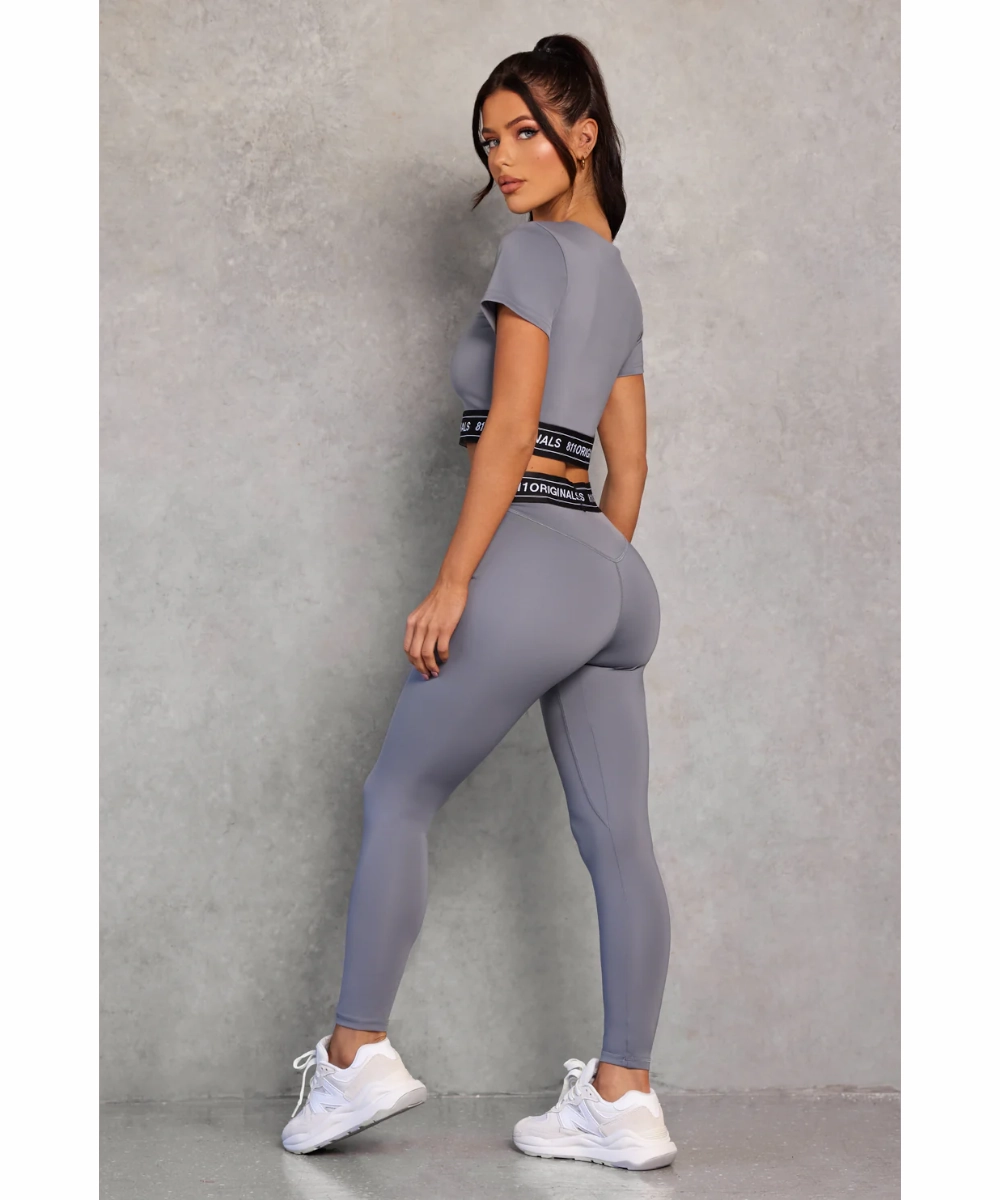 811 Originals Women's London Long Tights (Charcoal) Story Glow Velvet Soul