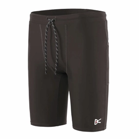 9 Inch Recycled Half Tights Slate Brown Legend Fit Conscious Core