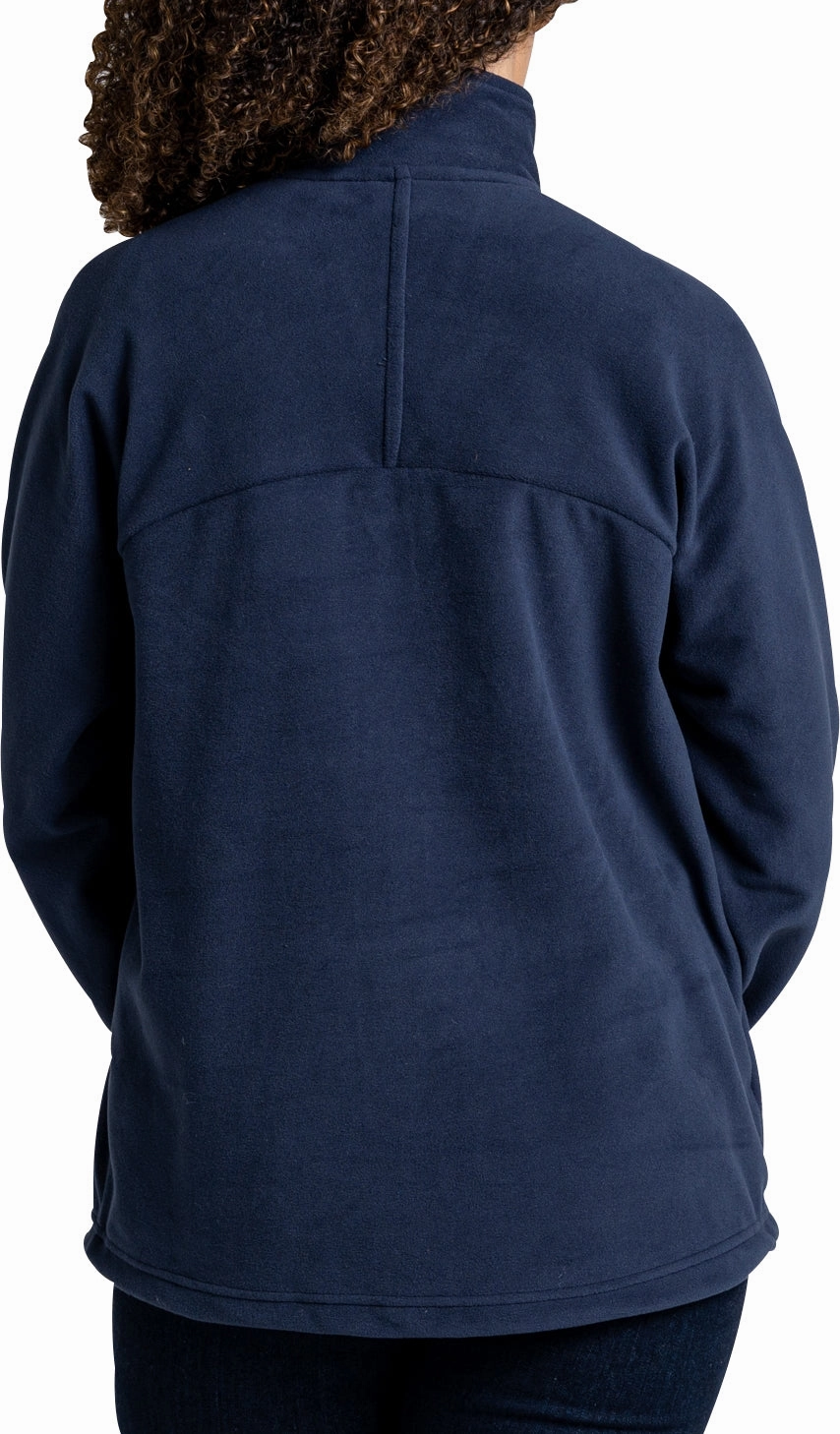 Craghoppers Lani Half Zip Long Sleeve Womens Fleece Top - Blue Shock Absorbent Padding