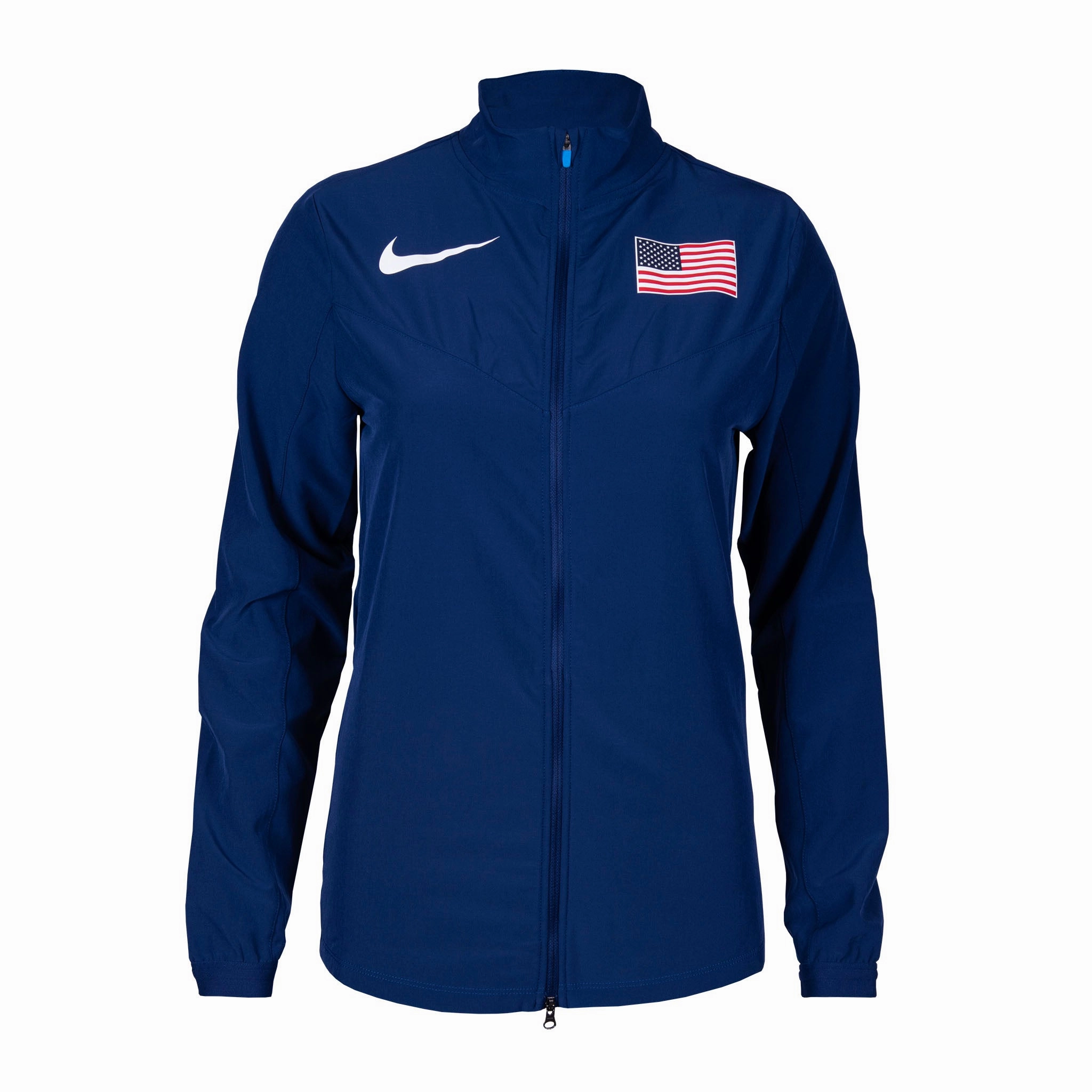 Adjustable Detachable Hood Old Style Nike Team USA Women's Woven Jacket