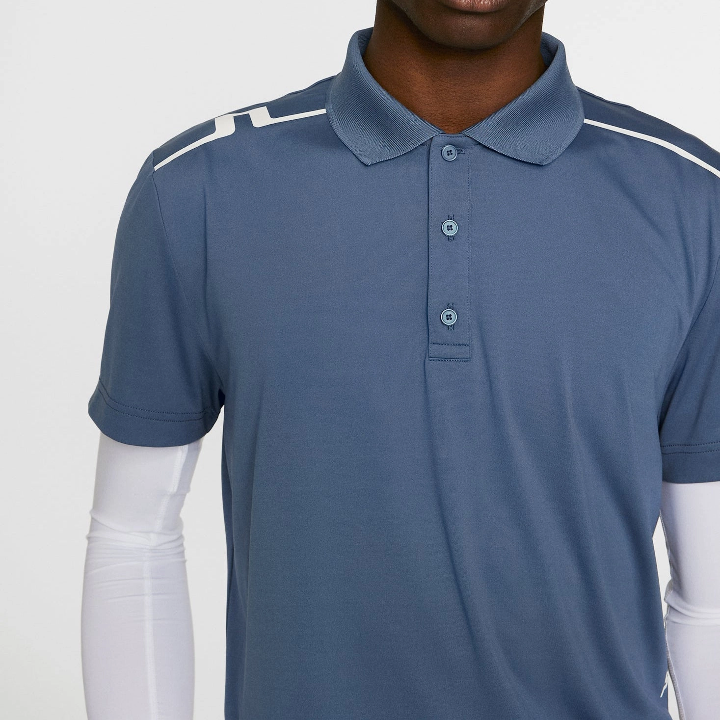 LowProfile Seam Tape J.Lindeberg Lionel Golf Polo Shirt - Vintage Indigo