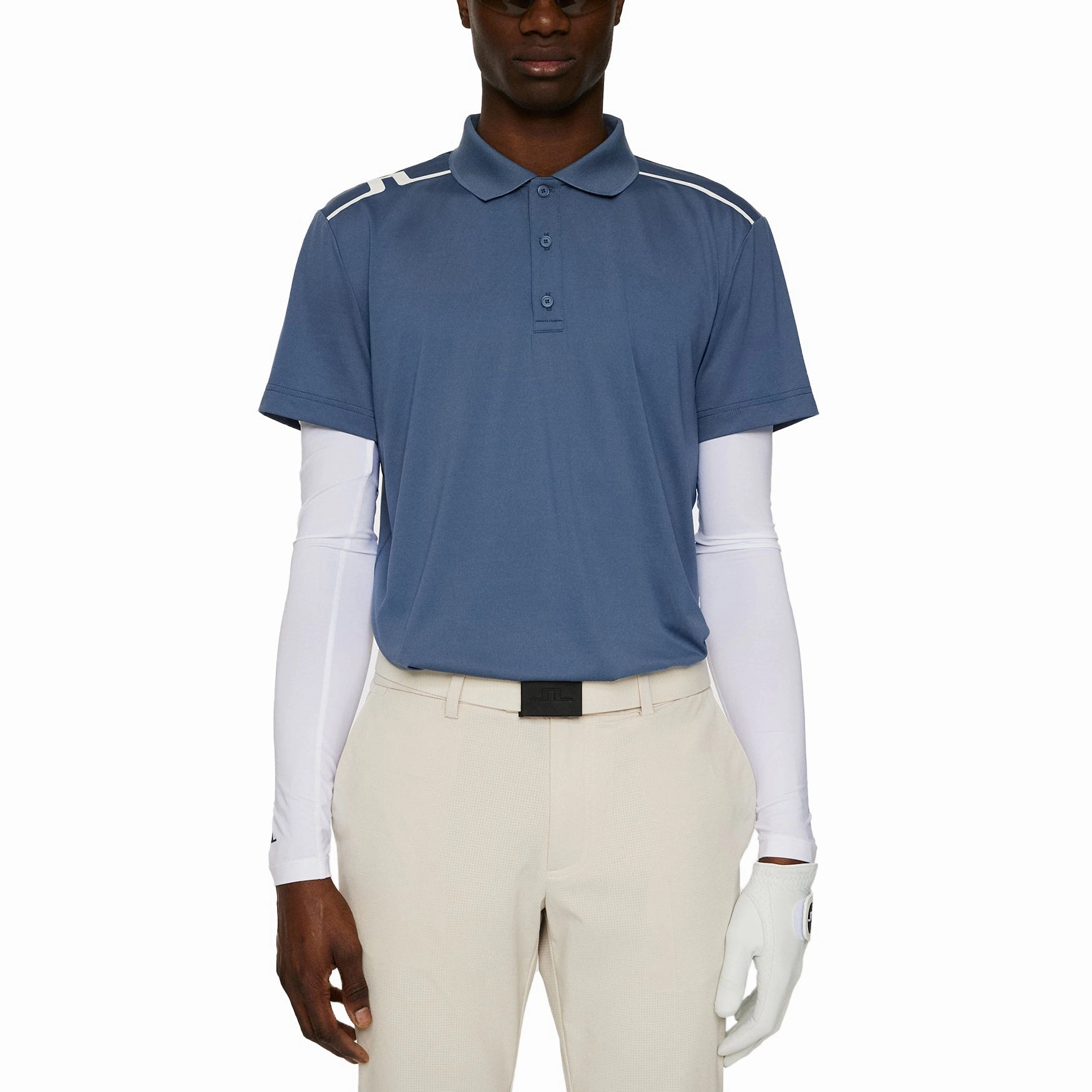 Urban Style J.Lindeberg Lionel Golf Polo Shirt - Vintage Indigo