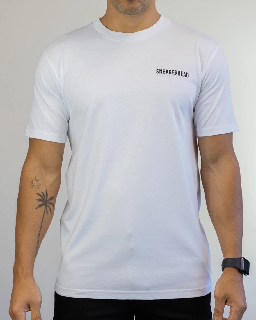 Sneakerhead Tee "Barcode" (White) DoubleLayerReinforcement