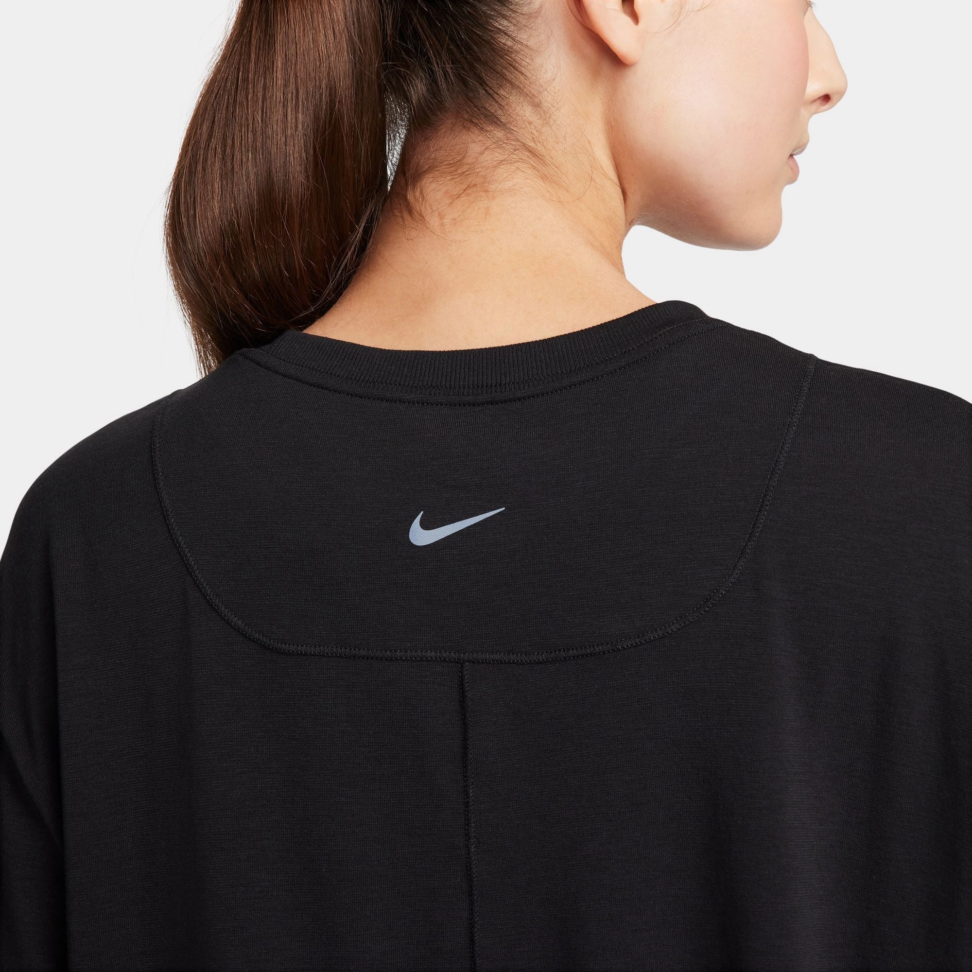 ZeroWaste Production Nike Women's One Dri-FIT Relaxed Top Black / Black