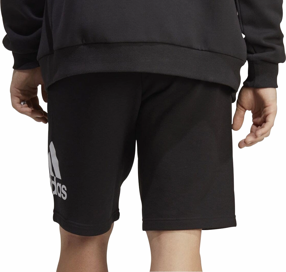 adidas Essentials Big Logo French Terry Mens Training Shorts - Black Epic Core