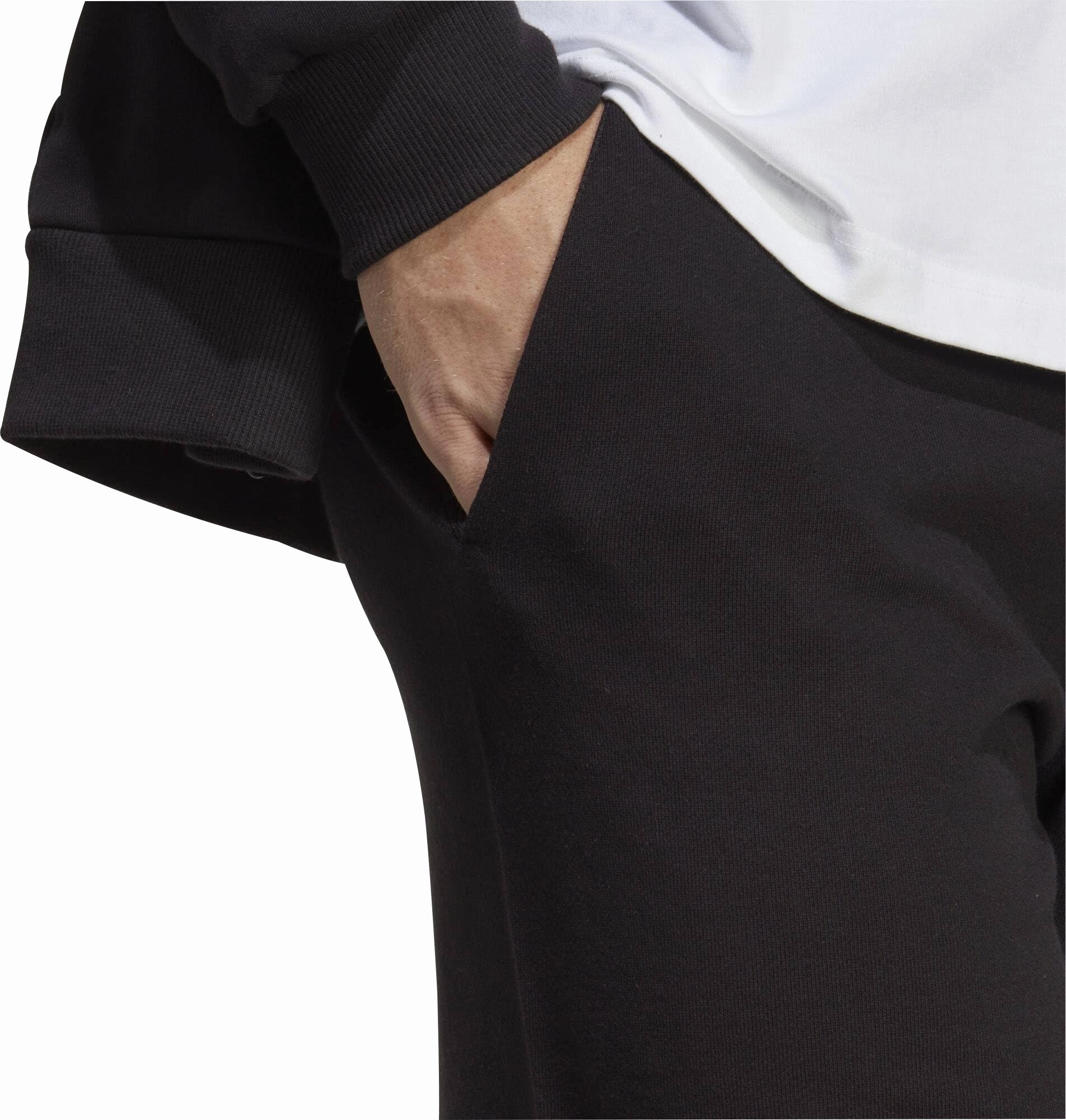 adidas Essentials Big Logo French Terry Mens Training Shorts - Black NonRestrictiveFit Brave Mode