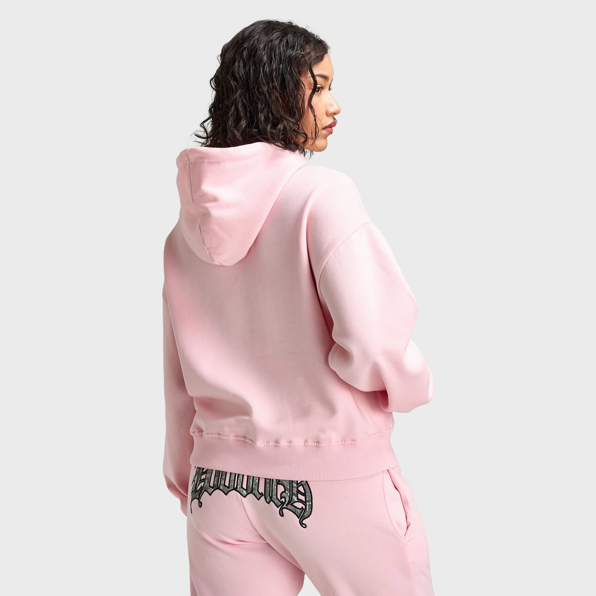 CompressionPackableFabric Hoodrich Women's Mid Length Hoodie Baby Pink / Camo