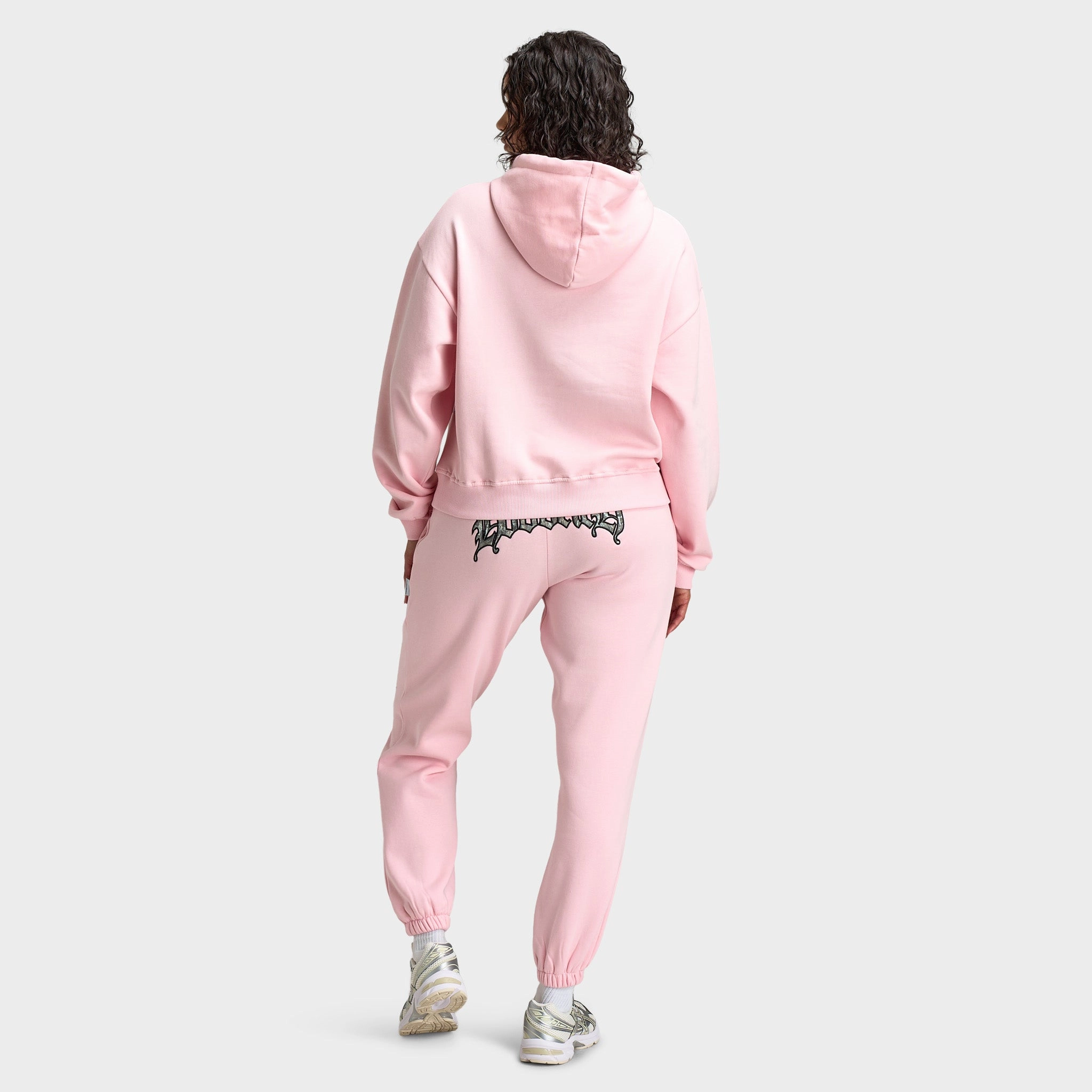 Hoodrich Women's Mid Length Hoodie Baby Pink / Camo Layer Up Style