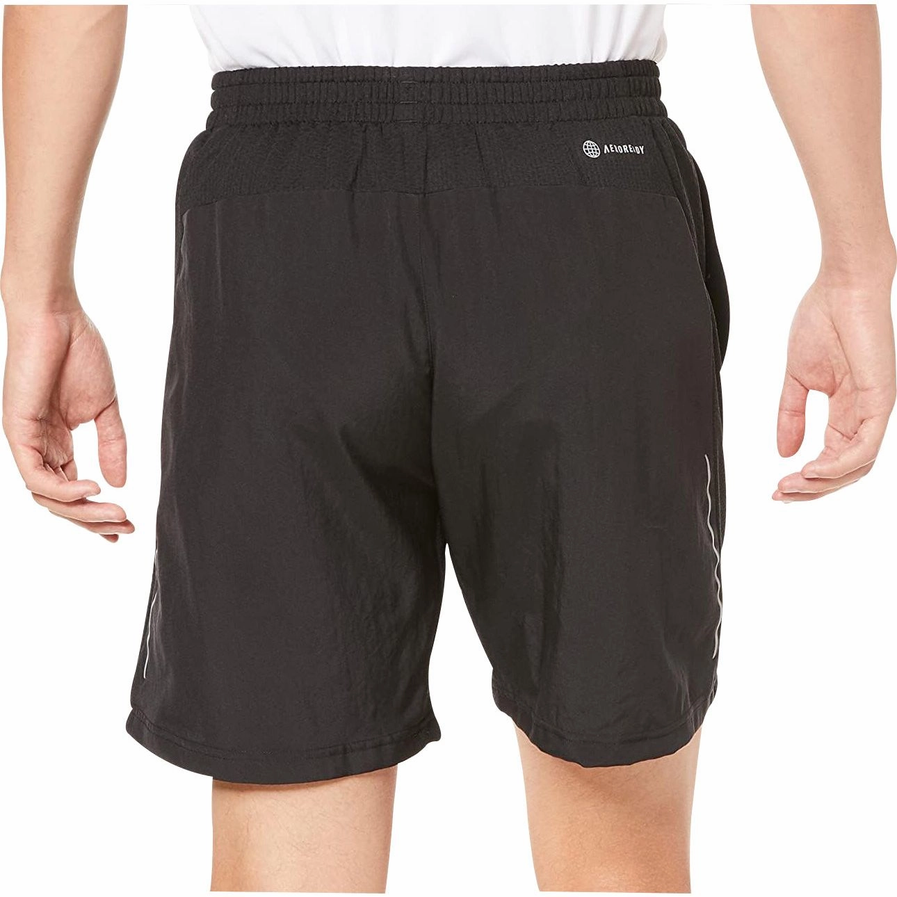 adidas Own The Run Cooler 9 Inch Mens Running Shorts - Black Lightweight Weave