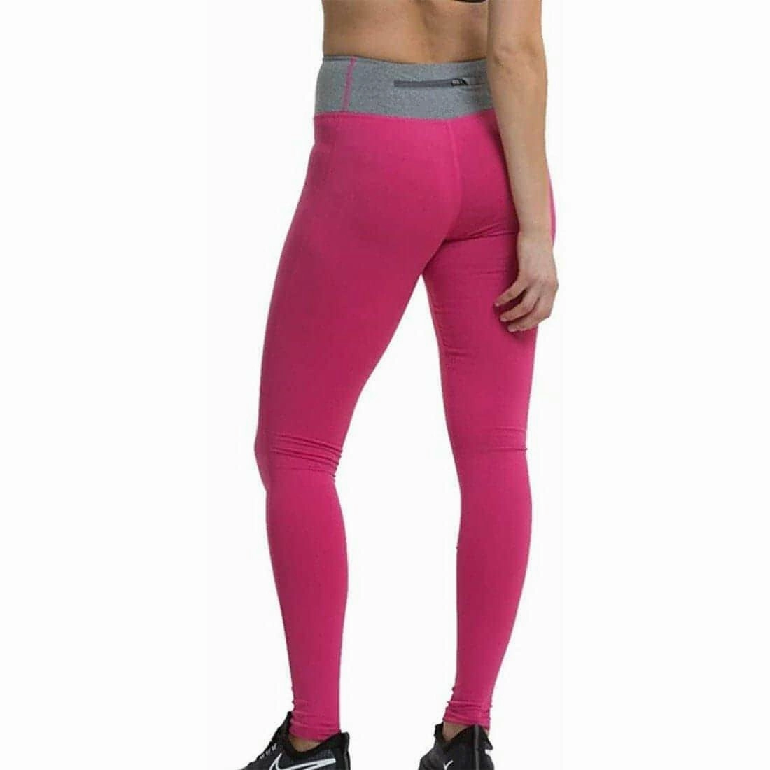 QuickRecovery Stretch Material TCA Pro Performance Supreme High Waist Womens Long Running Tights - Pink