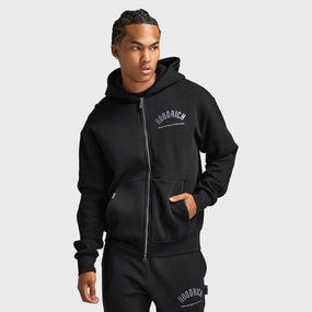 Hoodrich Lava Full-Zip Hoodie / Black Lightweight Construction
