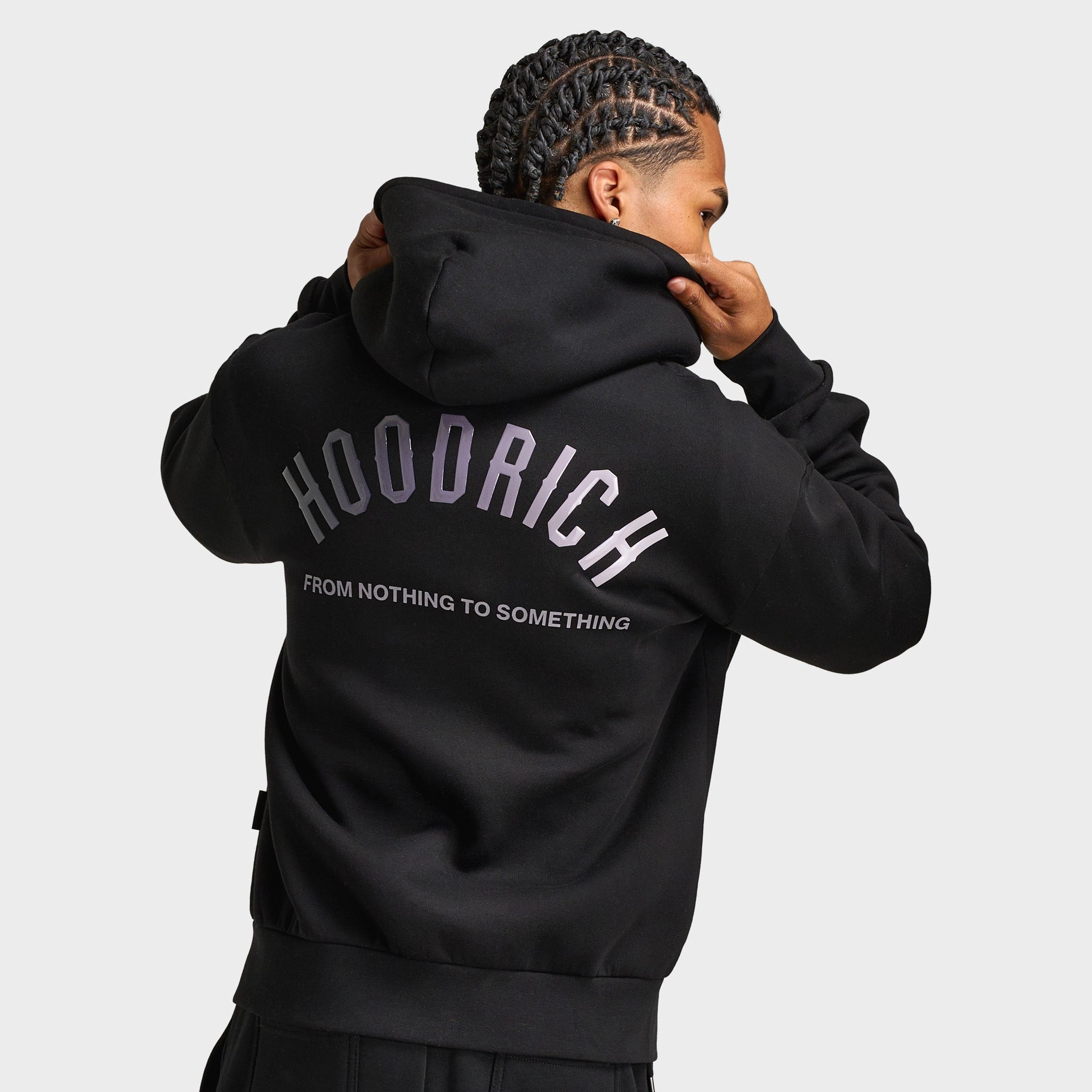 Hoodrich Lava Full-Zip Hoodie / Black Weatherproof Technology Strong Zip