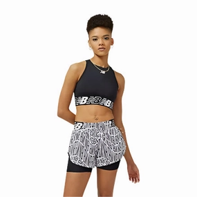 Women's Relentless Crop Bra Compression fabric