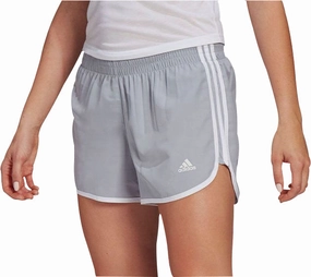 adidas 3 Inch Marathon 20 Womens Running Shorts - Grey GussetDesign Hypoallergenic Lining