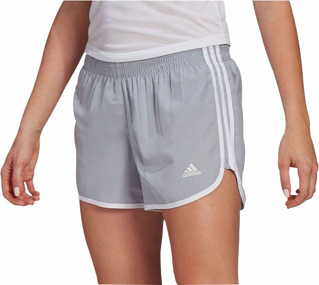 adidas 3 Inch Marathon 20 Womens Running Shorts - Grey GussetDesign Hypoallergenic Lining