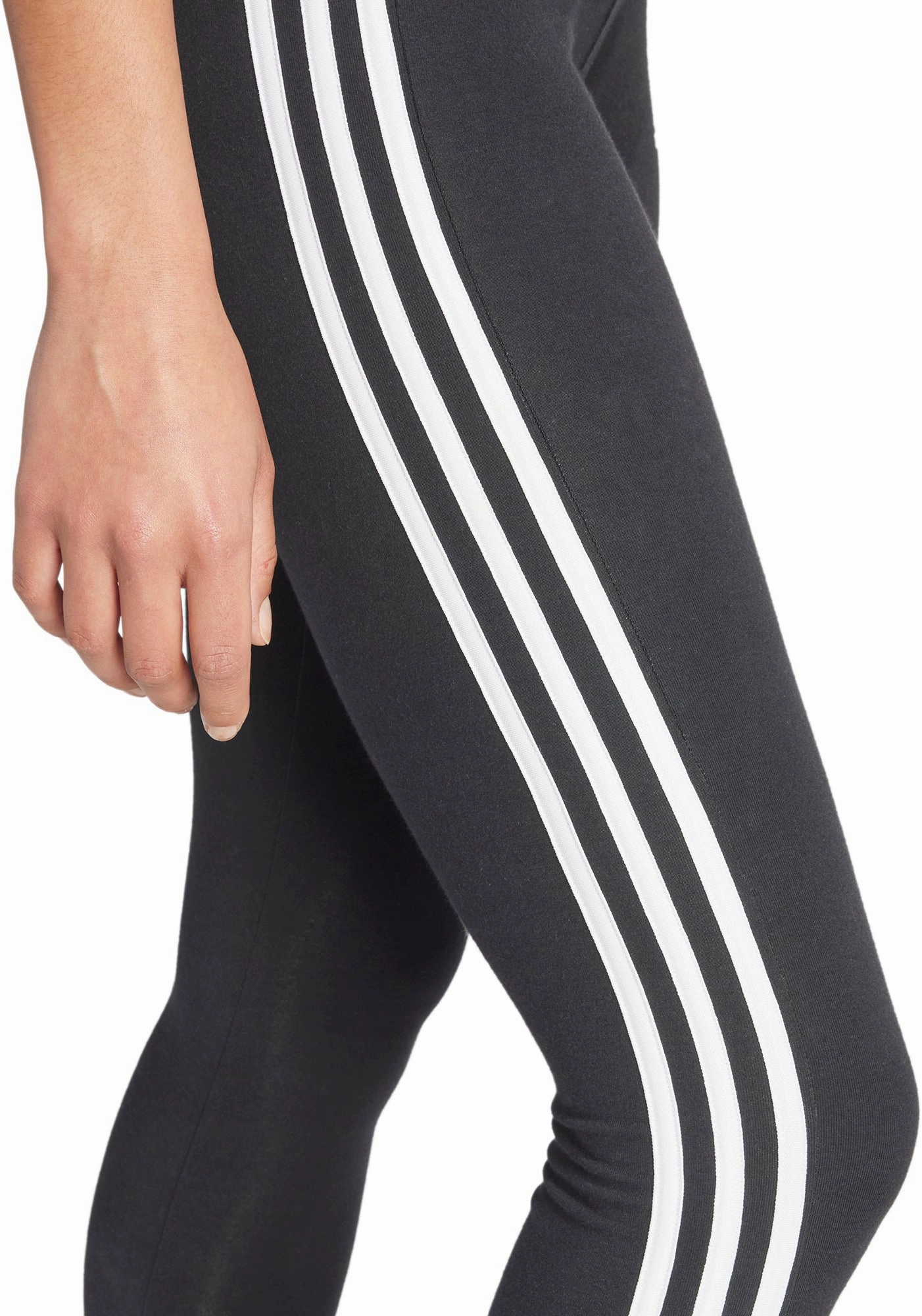 adidas 3 Stripes Womens Long Training Tights - Black Rain Fit