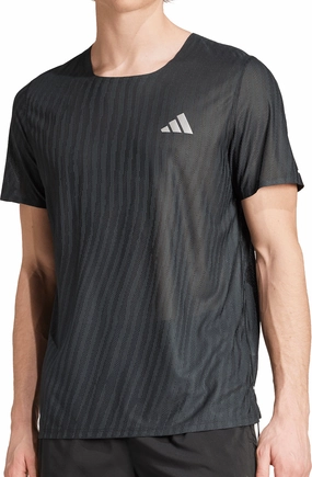 adidas ADI365 ClimaCool  Short Sleeve Mens Running Top - Black Simple and Comfortable light layering