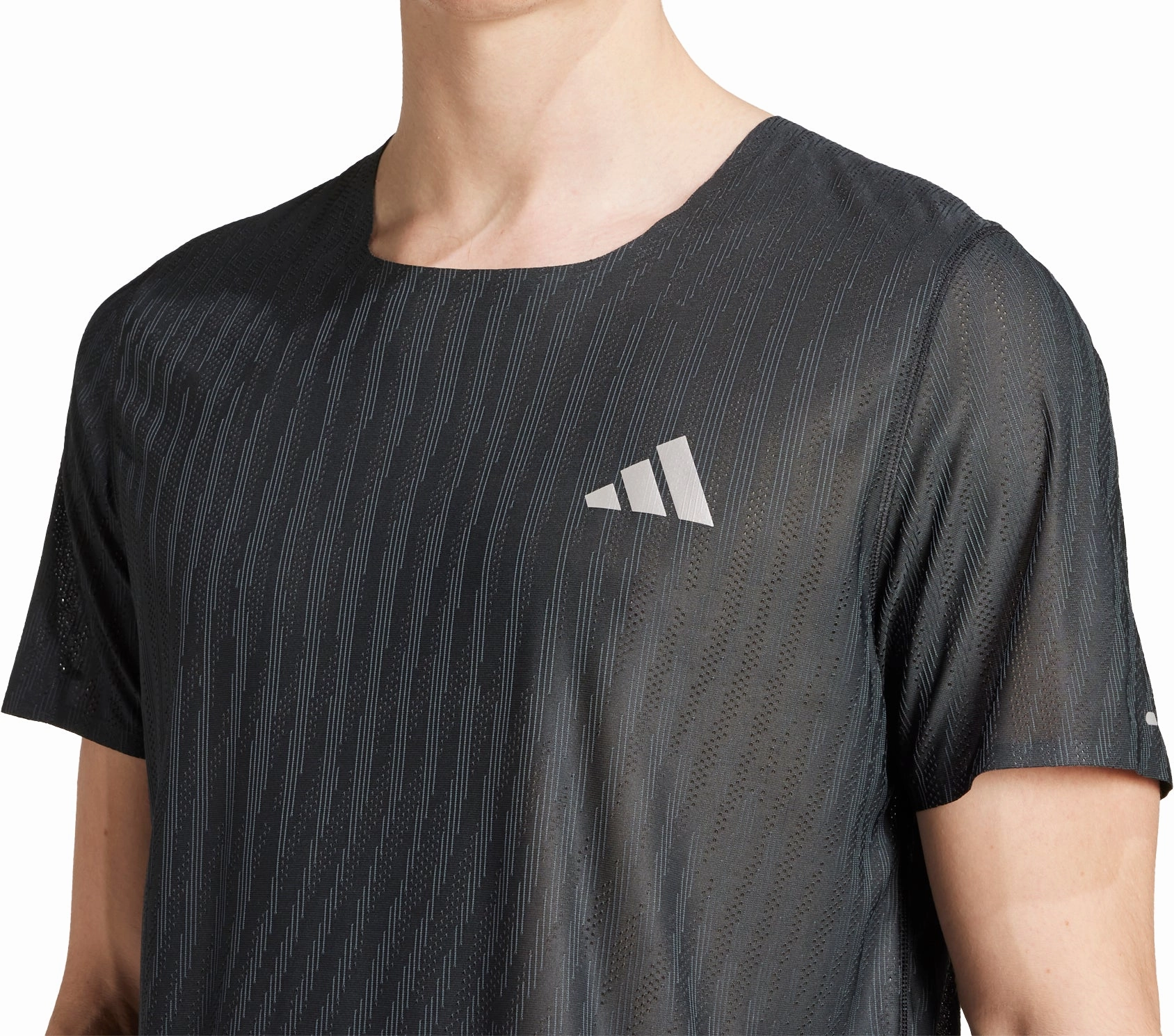 adidas ADI365 ClimaCool  Short Sleeve Mens Running Top - Black Chic Wearable theater visit
