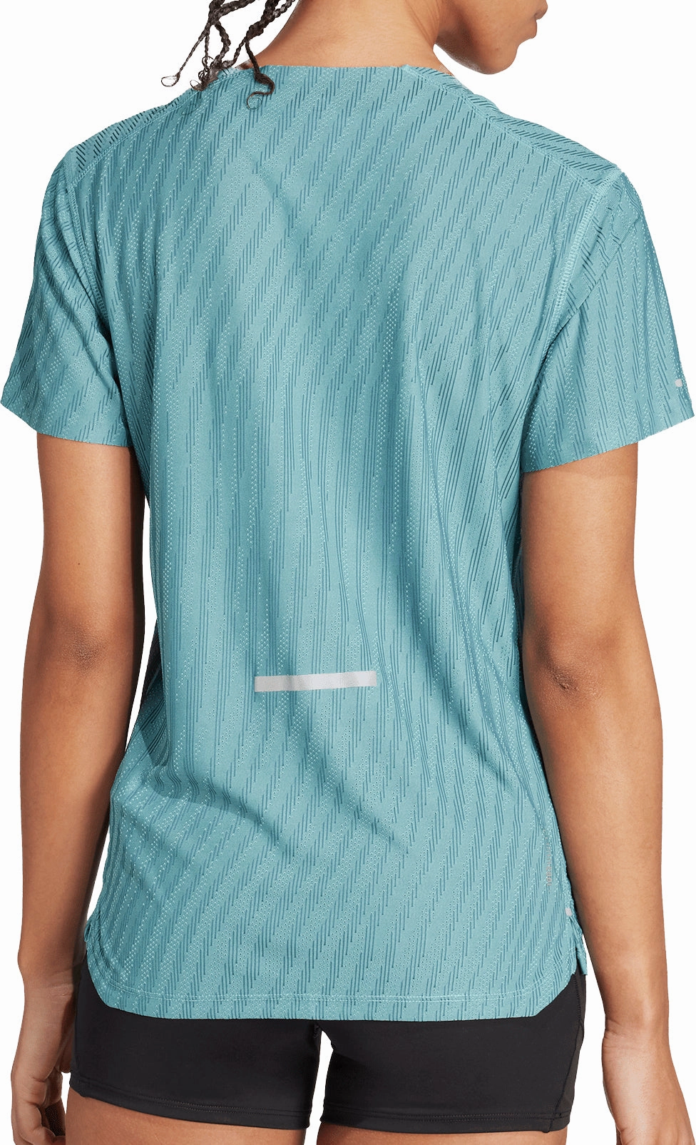 Perfect Layer Classic Trend Look adidas ADI365 ClimaCool  Short Sleeve Womens Running Top - Green