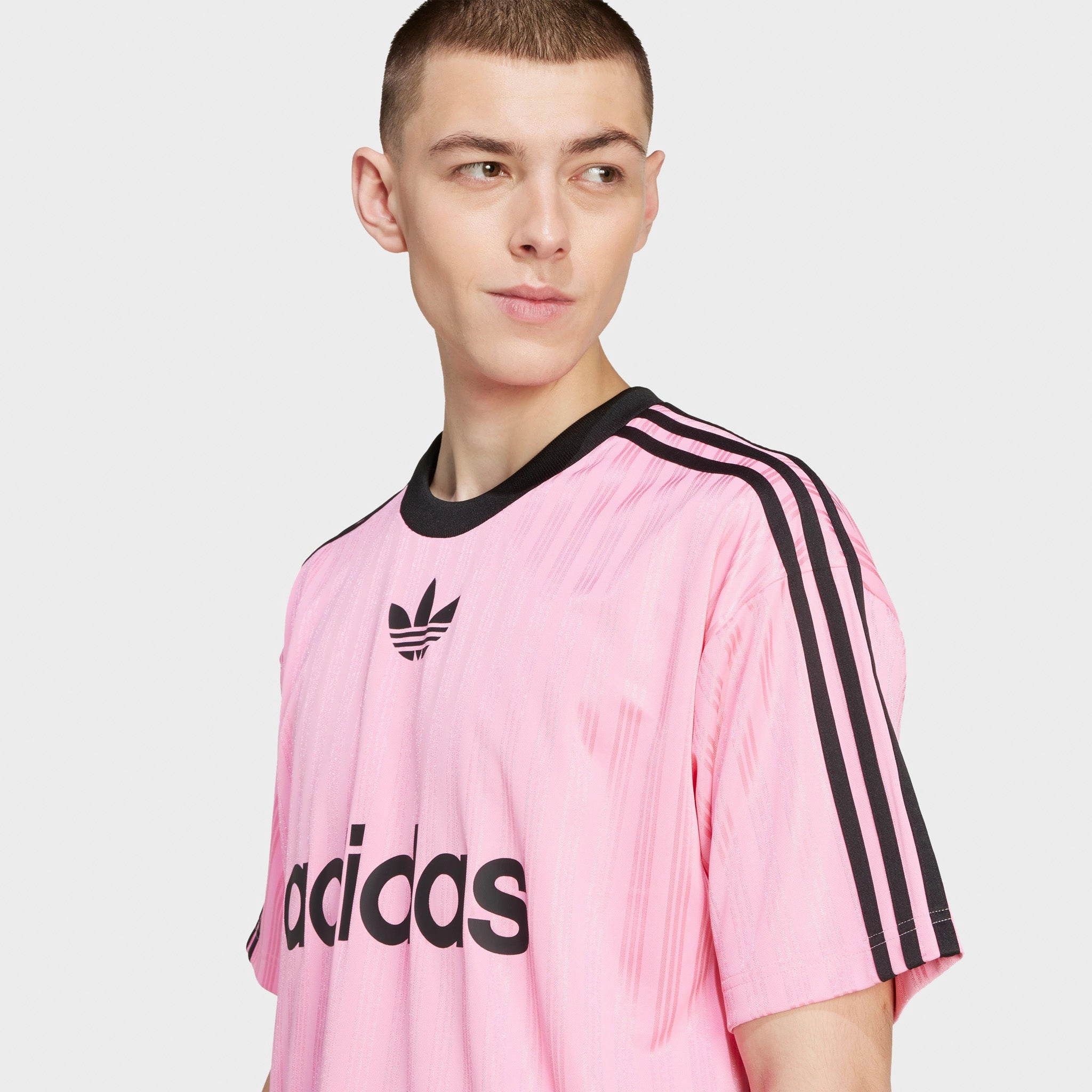 Flexible Use Modern adidas Adicolour Poly T-Shirt Bliss Pink / Black