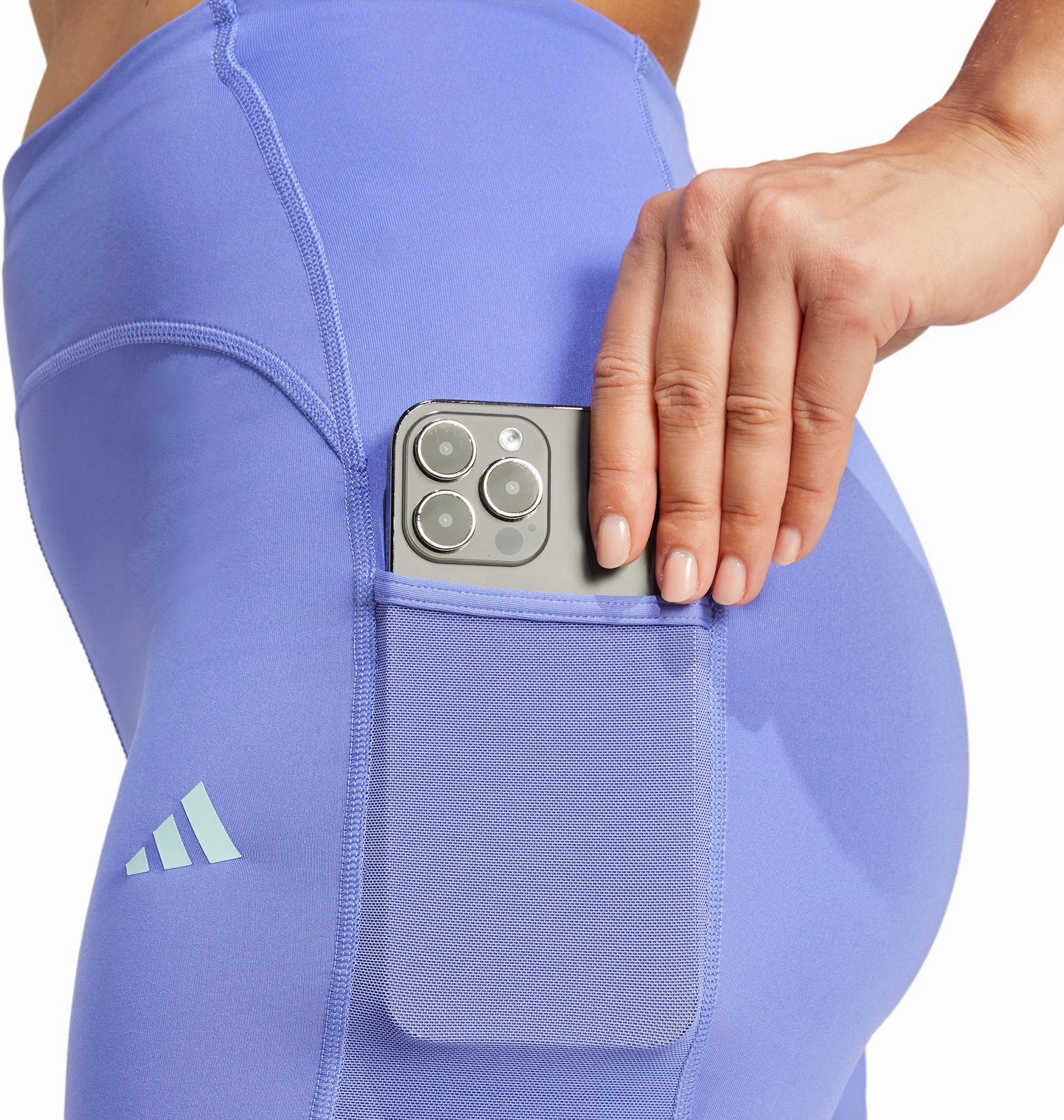 handmade touch Breathable Lining adidas Adizero 4 Inch Womens Short Running Tights - Blue