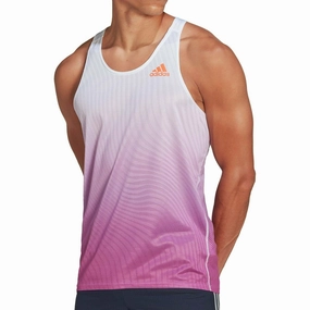 adidas Adizero Engineered Mens Running Vest - Purple law Wide Application