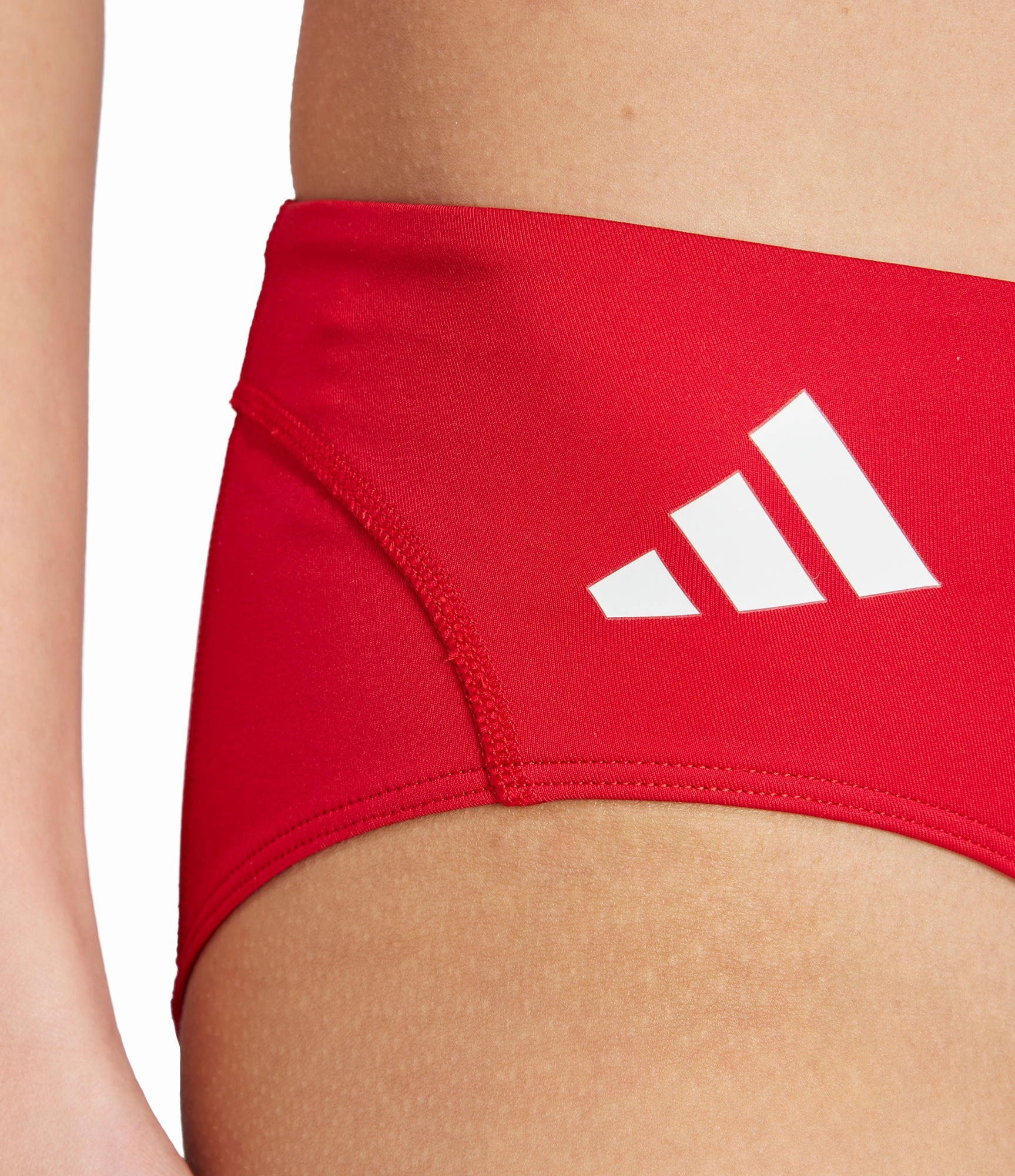 adidas Adizero Essentials Womens Running Briefs - Red Silk