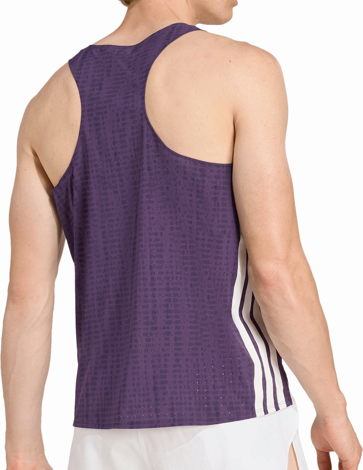 Selection density adidas Adizero Mens Running Vest - Purple