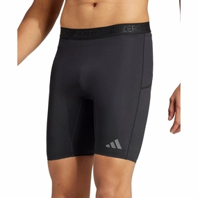 adidas Adizero Mens Short Running Tights - Black garden party wear Durable Weave Fabric