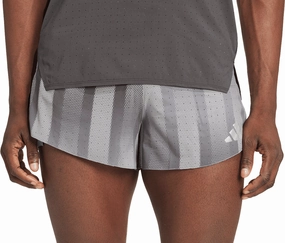 Pastel Colors adidas Adizero Pro 3 Inch Mens Running Shorts - Grey