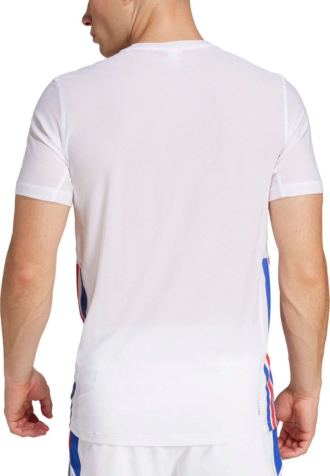 adidas Adizero Retro Short Sleeve Mens Running Top - White Cozy Look