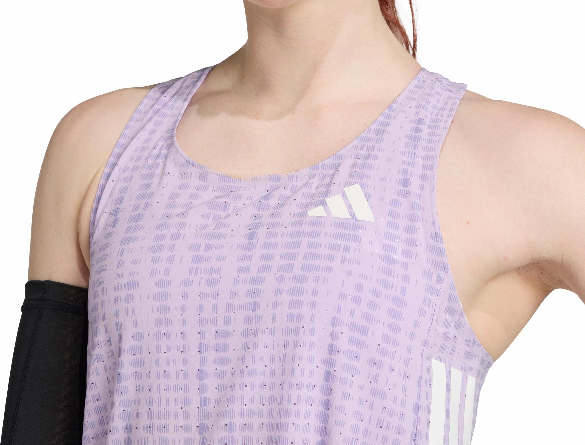 adidas Adizero Womens Running Vest Tank Top - Purple Modular Attachment Support