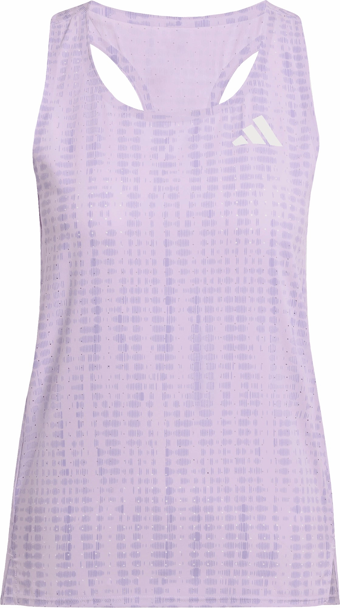 roughness Foldable Design adidas Adizero Womens Running Vest Tank Top - Purple