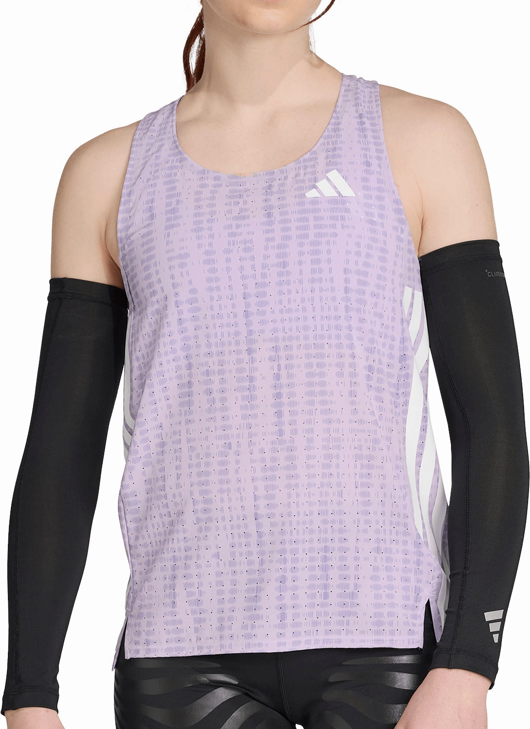 Age adidas Adizero Womens Running Vest Tank Top - Purple
