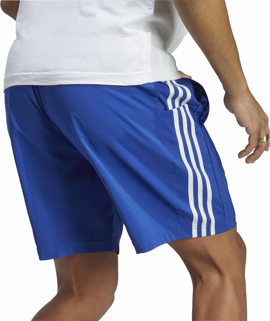 ReflectiveTrimDetails adidas AeroReady Essentials Chelsea 3 Stripes Mens Training Shorts - Blue