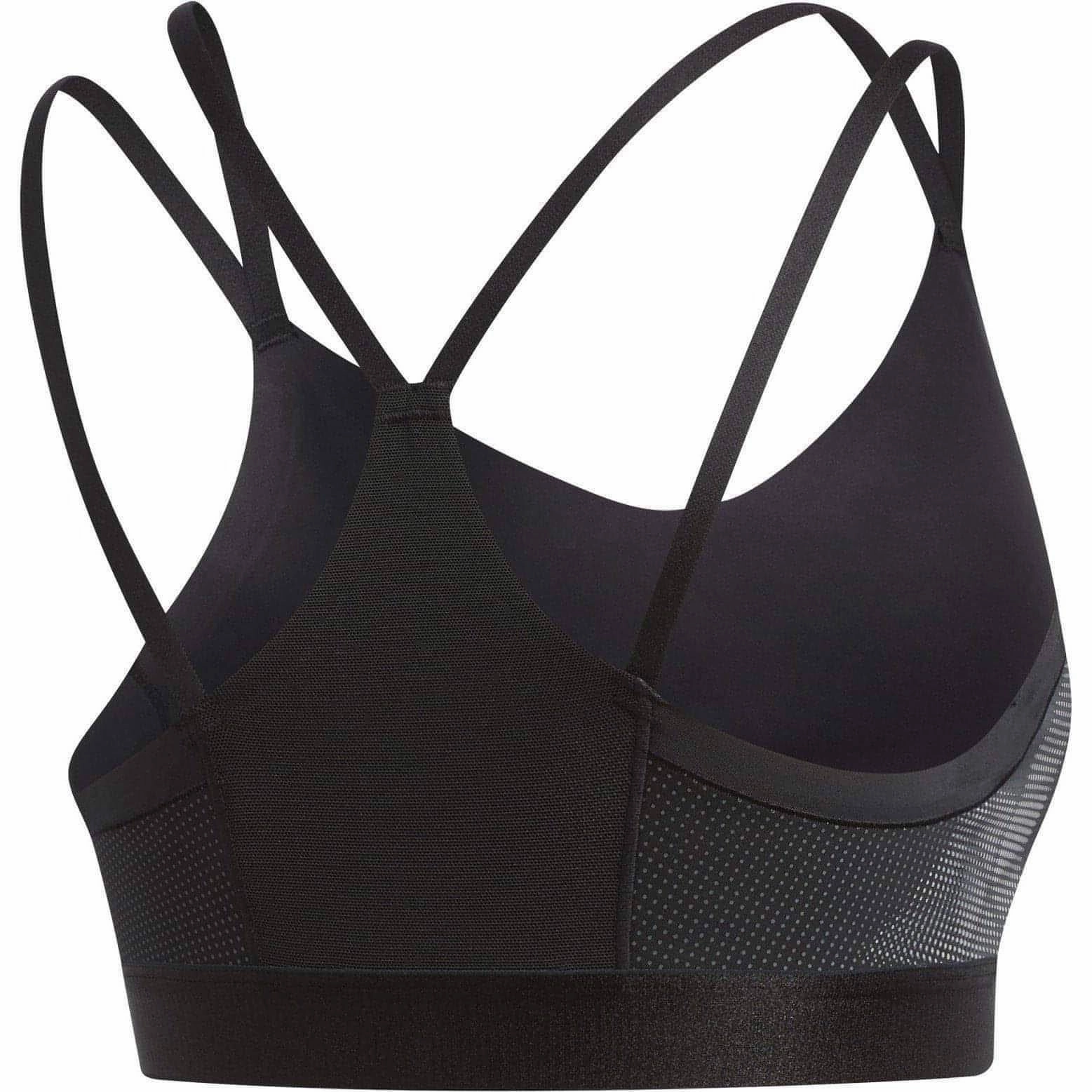 adidas All Me Womens Sports Bra - Black Stage Soul Comfort waistband