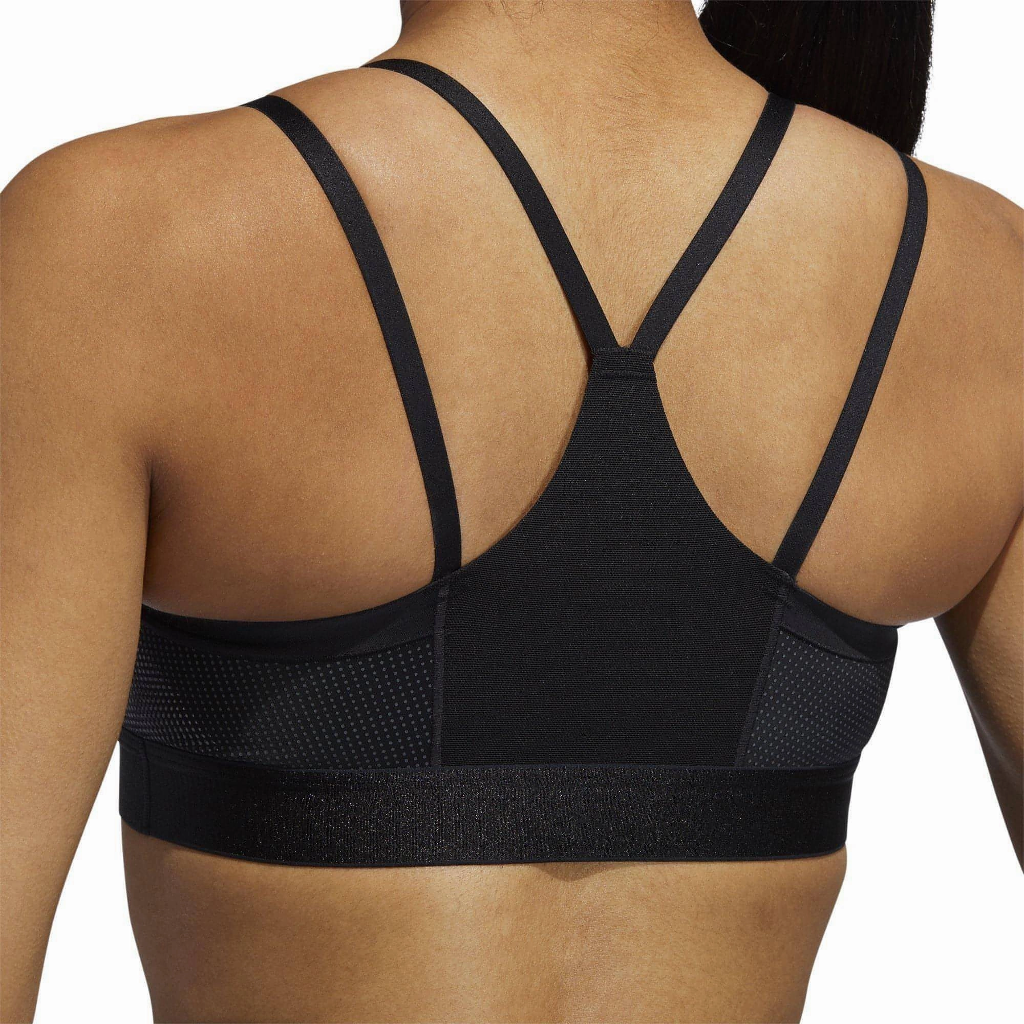 adidas All Me Womens Sports Bra - Black Music Mood AntiSnagFabric