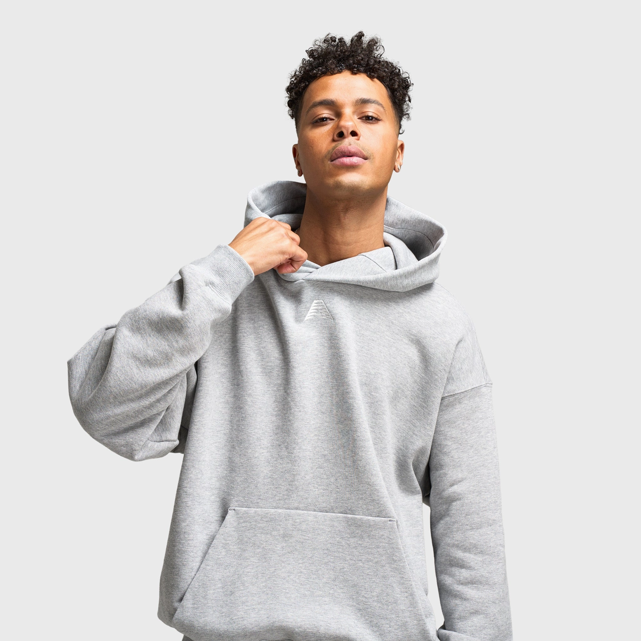 viscose adidas Anthony Edwards GFX Hoodie / Medium Heather Grey