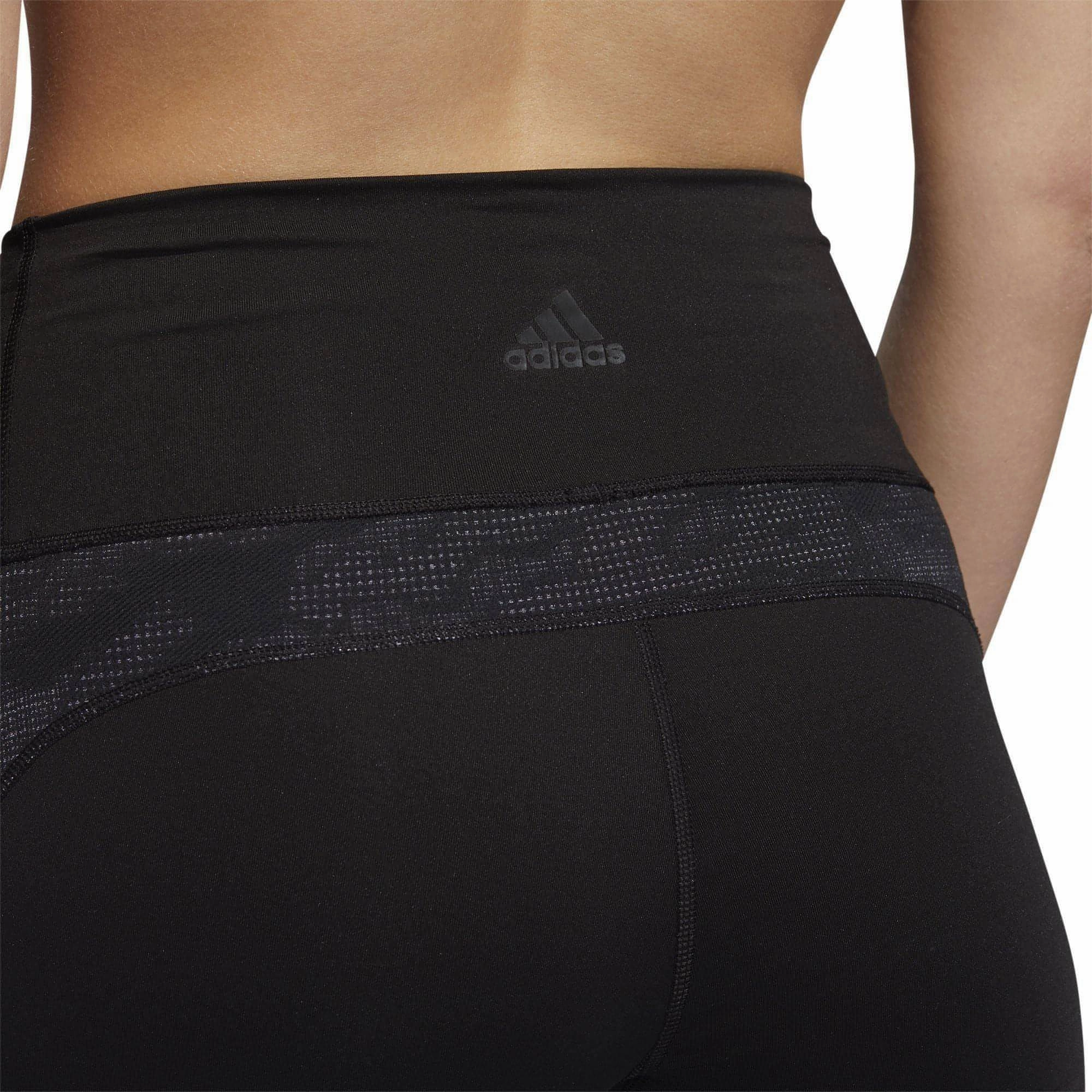 Leg beautification adidas Believe This Jacquard High Rise Womens Long Training Tights - Black