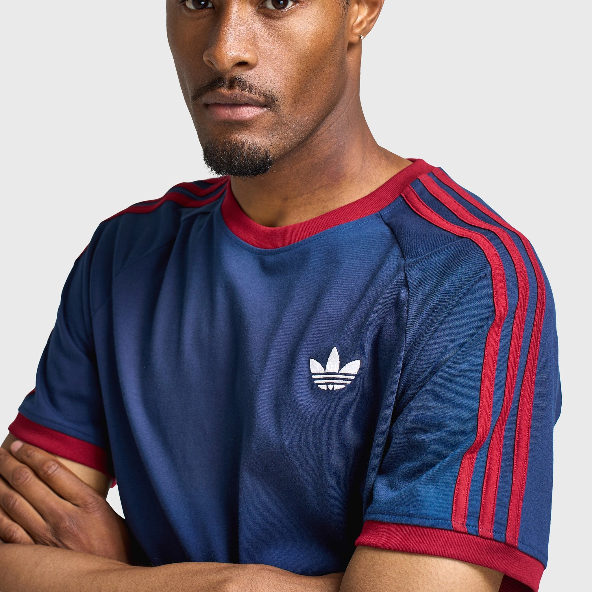 Heat Transfer Logo Application adidas Cali T-Shirt / Collegiate Navy
