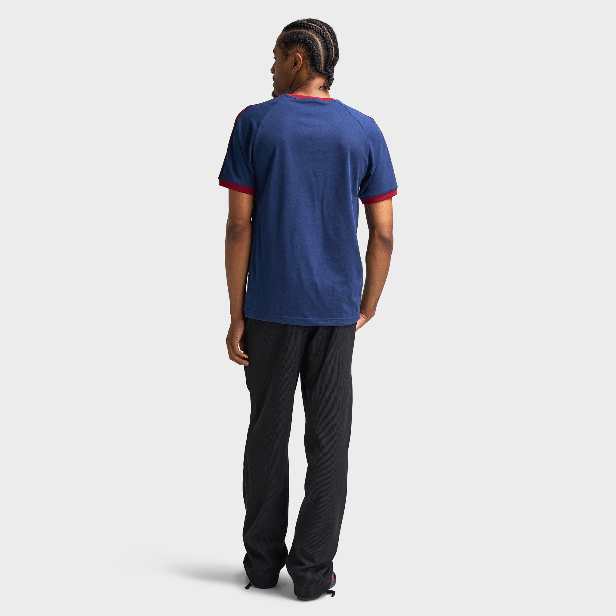 adidas Cali T-Shirt / Collegiate Navy communication humid environment