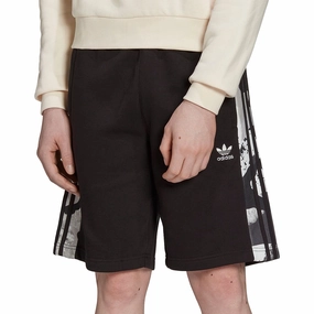 adidas Camo 3 Stripes Mens Training Shorts - Black Speed Soul Durable Stitching